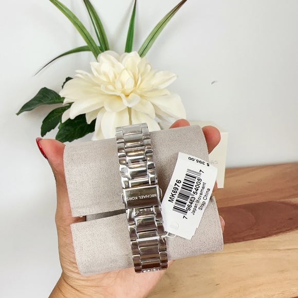 NWT Michael Kors Layton Chronograph Stainless Steel Watch 42mm - Picture 4 of 12